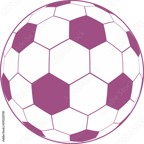 Colorful Football Ball Design in all colors Vector