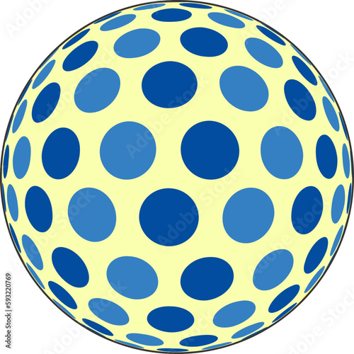 Wallpaper Mural Abstract Color Ball Design vector circle designs Torontodigital.ca