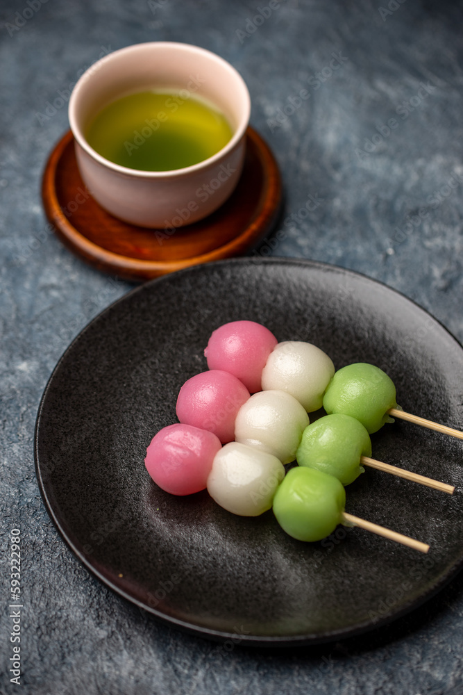三色団子 日本の甘味 三色団子 日本の甘味
