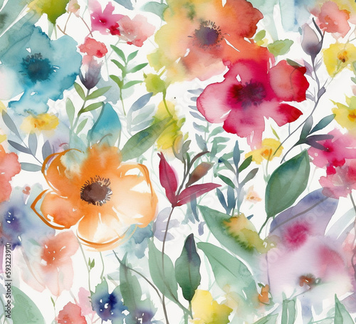  Botanical Bliss  A Collection of Flora-inspired Wallpaper Patterns generative ai