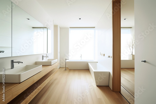 Interior of bathroom