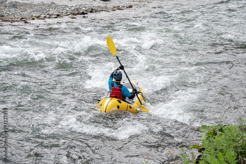 packraft downriver kayak paddlesports
