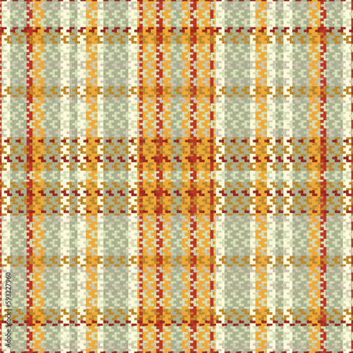 Tartan or plaid halloween color pattern.