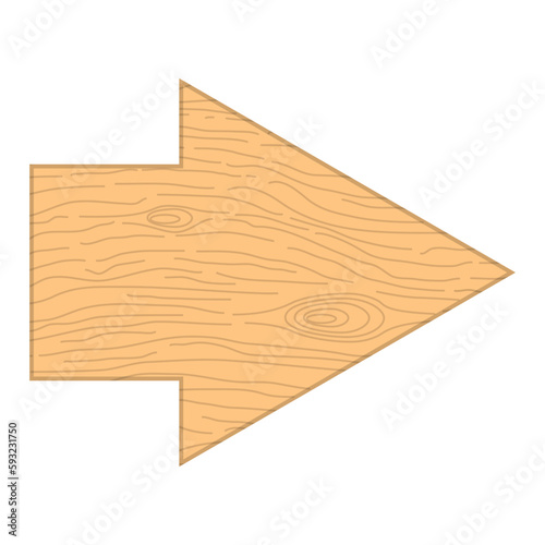 Arrow wood texture. Vector drawing. 