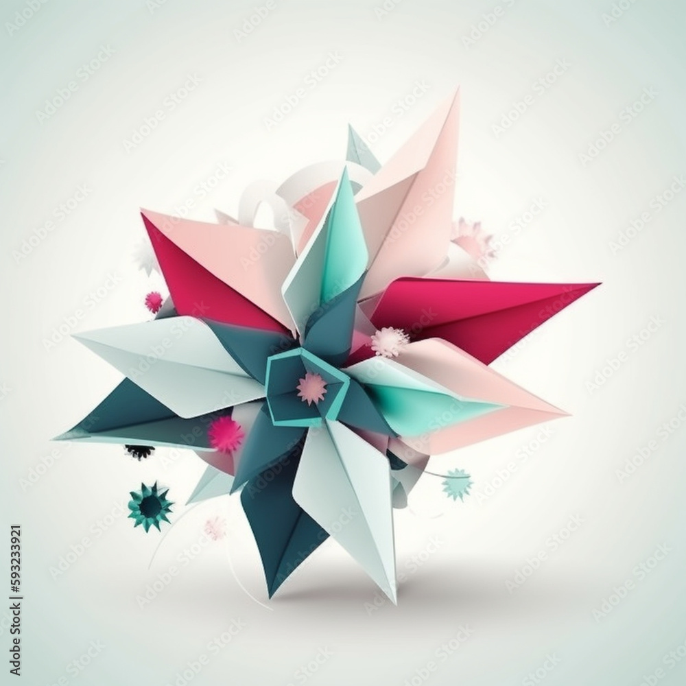 Abstract Origami Design Abstract Origami Design