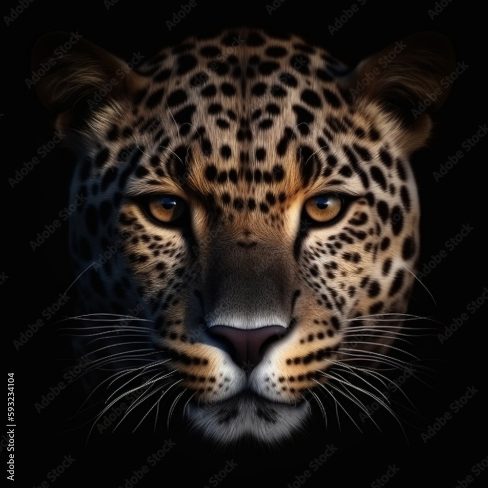 Fototapeta premium Portrait of a Jaguar