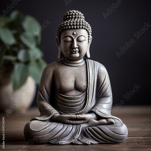 Meditating Buddha Statue