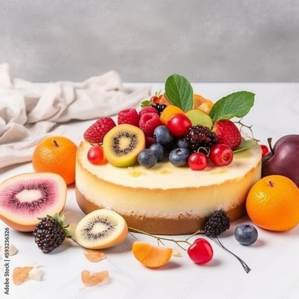 Cheesecake With Fruit