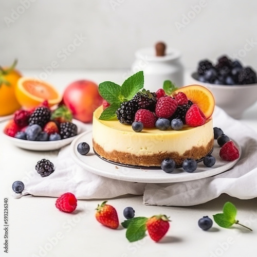 Cheesecake With Fruit