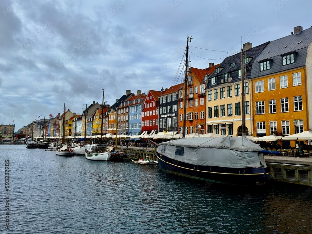 Nyhavn in Kopenhagen (Dänemark)