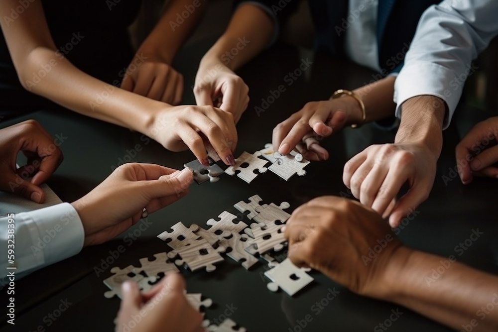 Colleagues Supporting Each Other: Teamwork spirit. Ai generated. Colleagues Supporting Each Other: Teamwork spirit. Ai generated.