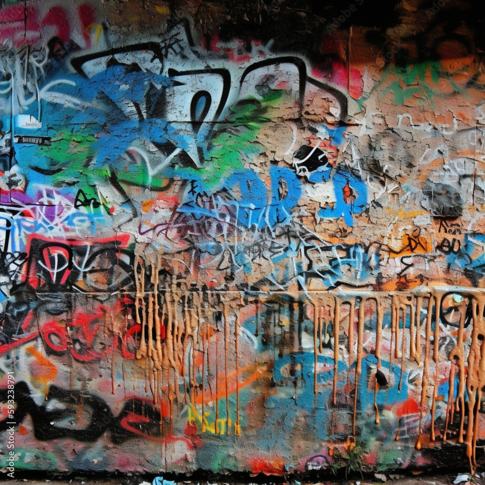 Fototapeta premium Graffiti Texture