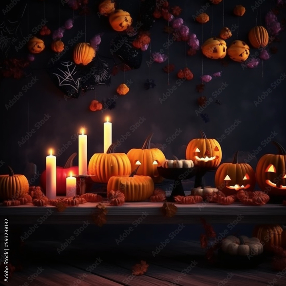 Fototapeta premium Halloween Party Background