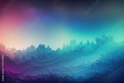 Abstract trendy rainbow holographic background. Iridescent colorful geneartive texture