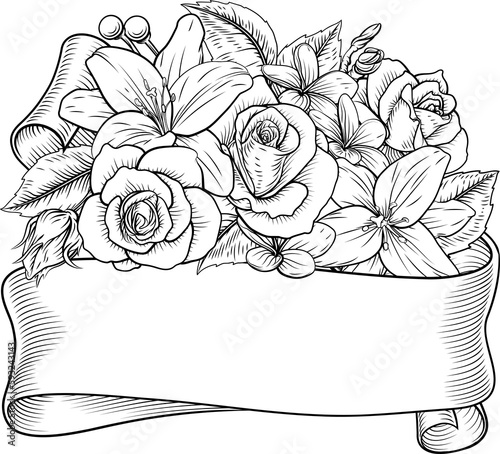 Flowers Floral Rose Bouquet...