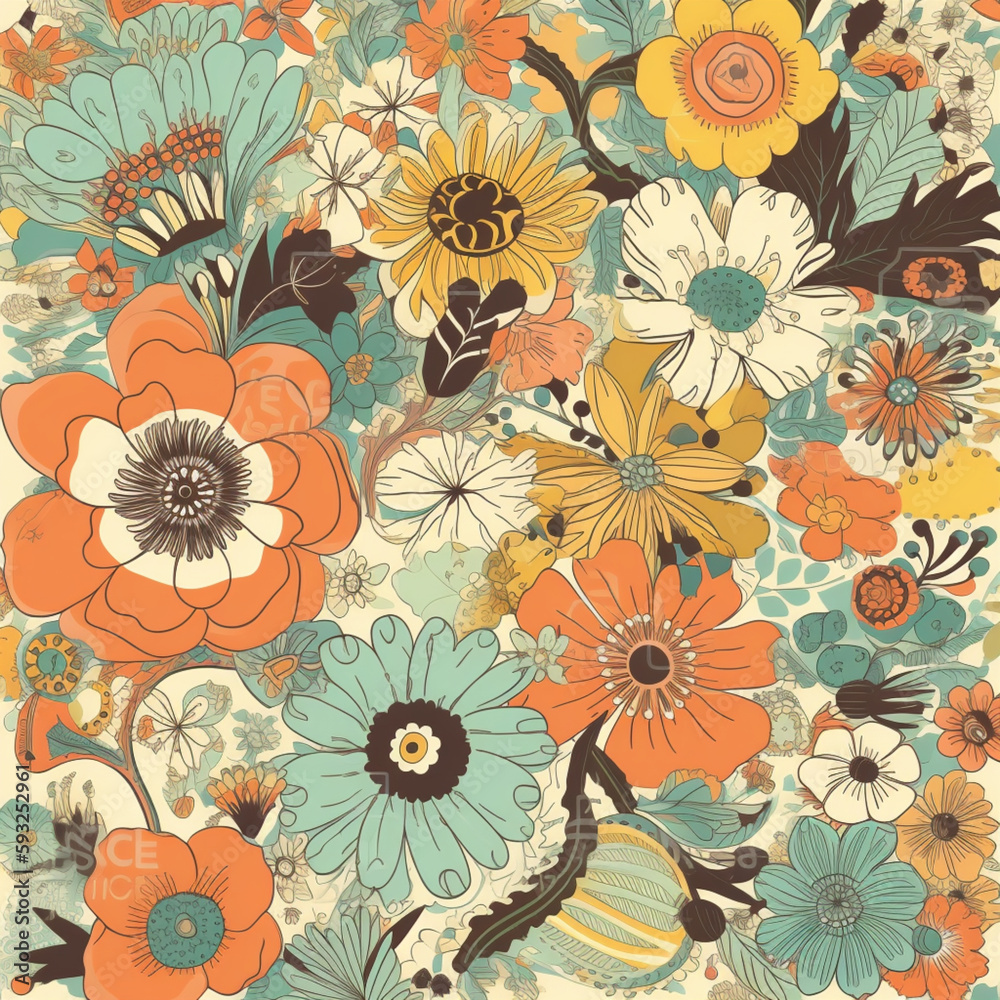 Floral pattern Floral pattern