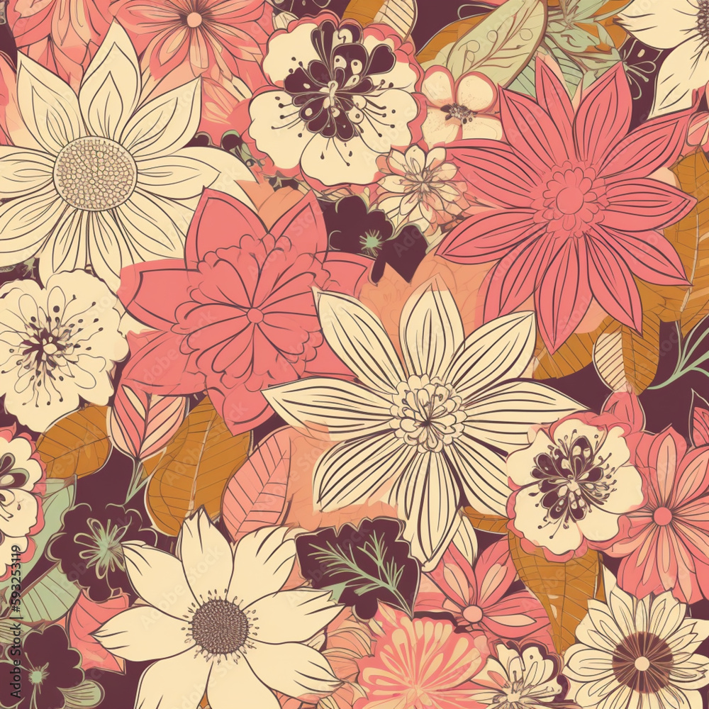Floral pattern Floral pattern
