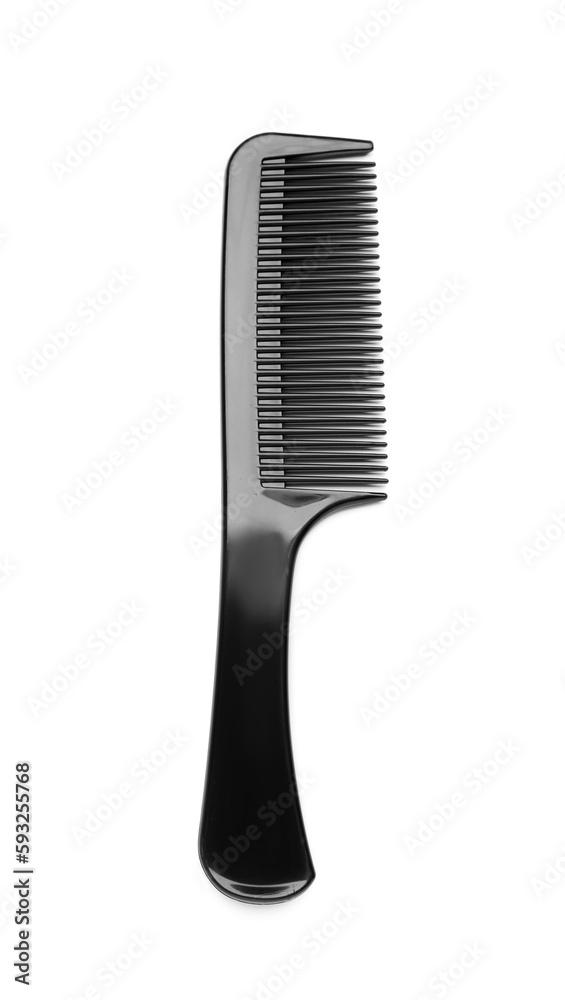Professional hair brush on white background