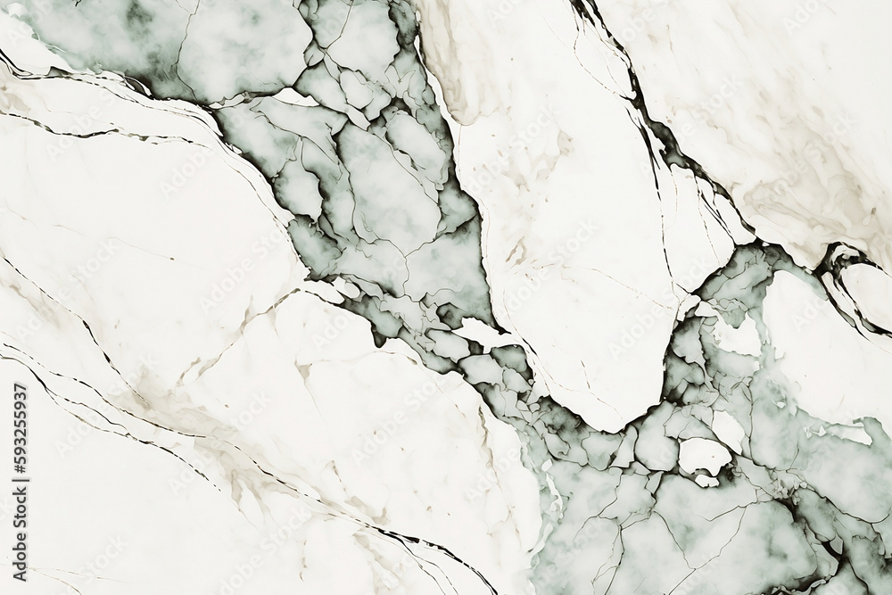 Obraz premium Marble Stone Texture Watercolor Style