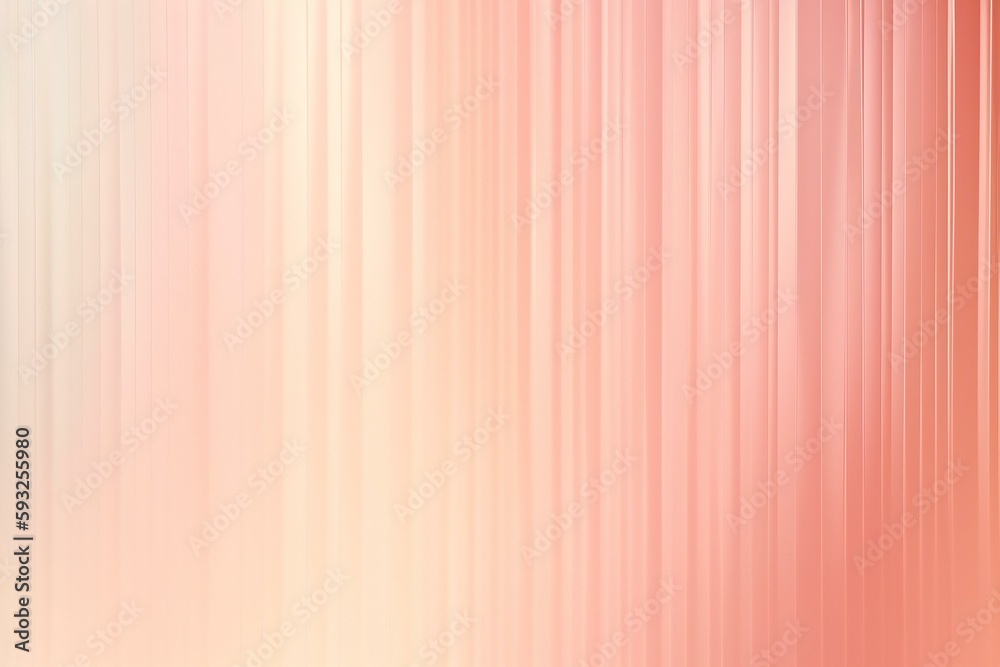 Obraz premium Light pale coral abstract elegant background with space for design. Peach pink shade. Color gradient. Blurred lines, stripes. Template. Mother's day. Baby, child Birthday, Valentine. Generative AI