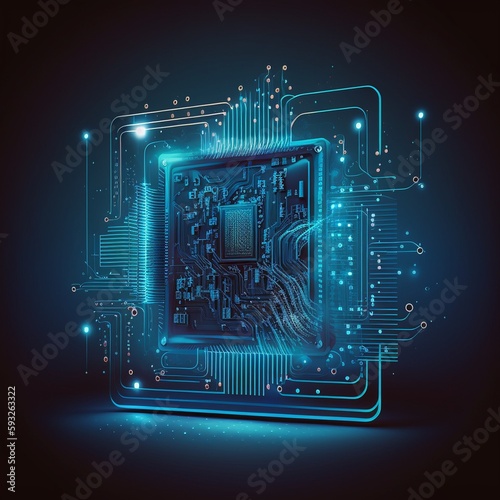 CPU, 마이크로칩, 프로세서, 디지털칩, AI 칩,