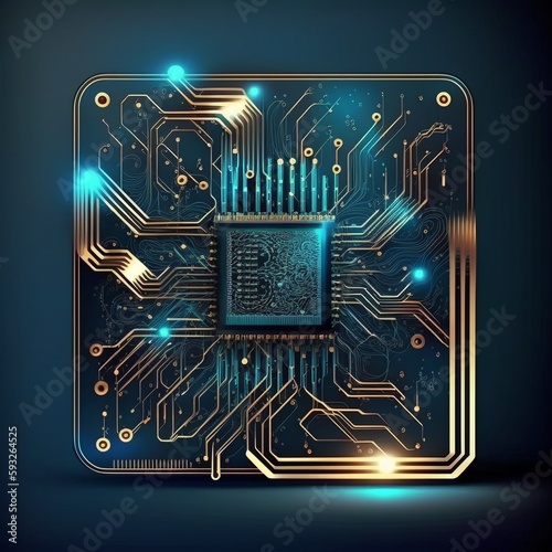 CPU、マイクロチップ、プロセッサ、デジタルチップ、AI チップ、