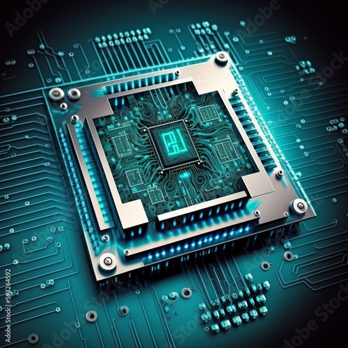 CPU、マイクロチップ、プロセッサ、デジタルチップ、AI チップ、