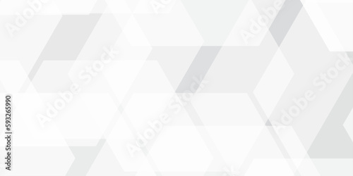 Abstract background with Hexagons and Triangles Seamless Pattern and geometric in vector design .Science Technologic Hexagonal Pattern Light Conceptual Illustration and website banner and graphic art 