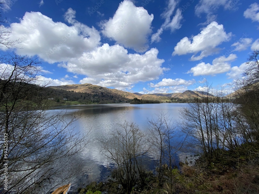 A view of Rydal Water in the Lake District A view of Rydal Water in the Lake District