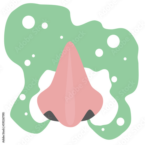 An olfactory hallucination (phantosmia) ; detect smells that aren't really