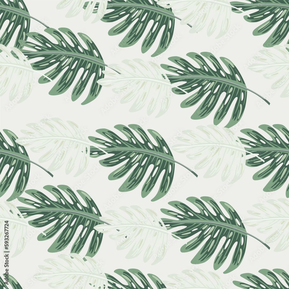 Abstract exotic plant seamless pattern. Botanical leaf wallpaper. Tropical pattern, palm leaves floral background. Abstract exotic plant seamless pattern. Botanical leaf wallpaper. Tropical pattern, palm leaves floral background.