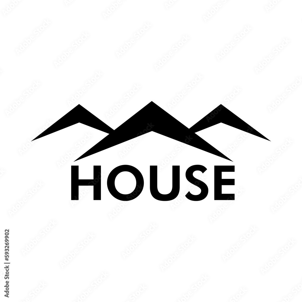 Housing and roofing logo for real estate purpose Housing and roofing logo for real estate purpose