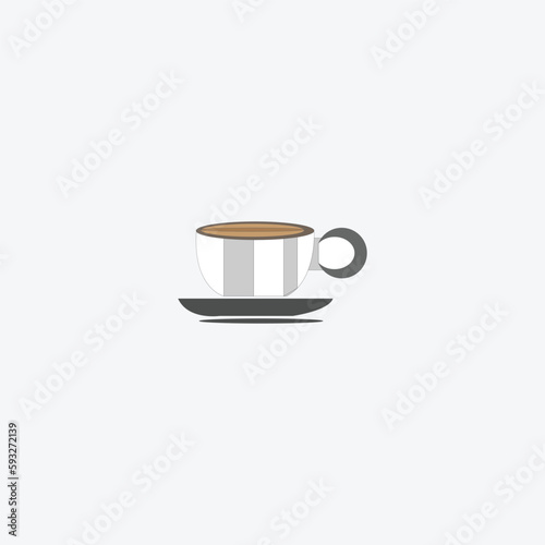 Cup Coffee Icon Vector Stock Vector 