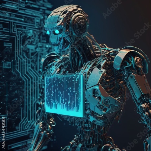 AI ロボットは、テクノロジー、ロボット AI、アルゴリズムを使用して、多くの産業で人間の労働者に取って代わります