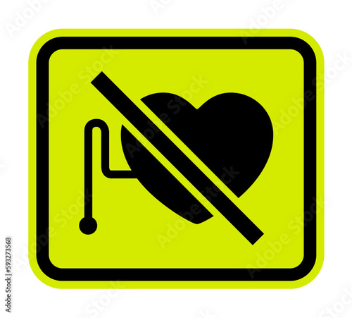 Magnetic Fields Located In This Area Can Be Harmful To Pacemakers