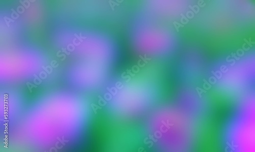 Abstract Blurred multi colored gradient background. transitions mix of green and purple colors.