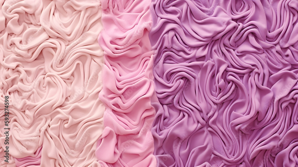 Neutral pink and magenta colored milky velvet cream texture background.