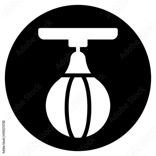 punching ball glyph icon