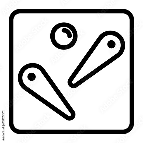 pinball line icon