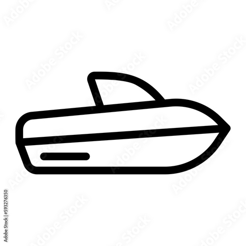 speed boat icon