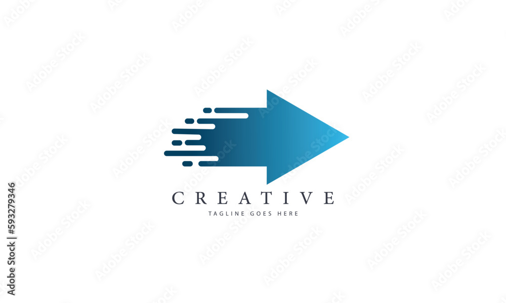 arrow element design with fast motion arrow element design with fast motion