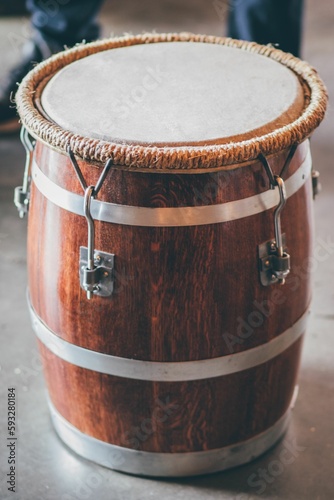 bomba drum made from whiskey bar photo