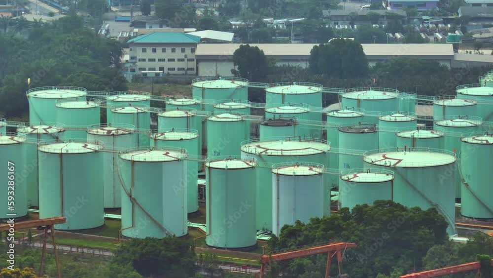 An oil depot plays an important role in the global petroleum supply chain, network of tanks and infrastructure designed to safely store and distribute petroleum products. fluid and energy concept
An oil depot plays an important role in the global petroleum supply chain, network of tanks and infrastructure designed to safely store and distribute petroleum products. fluid and energy concept