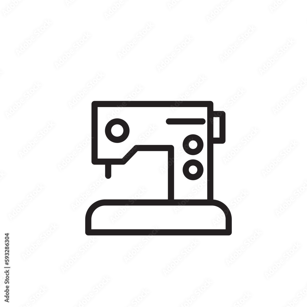Clothing Home Machine Outline Icon