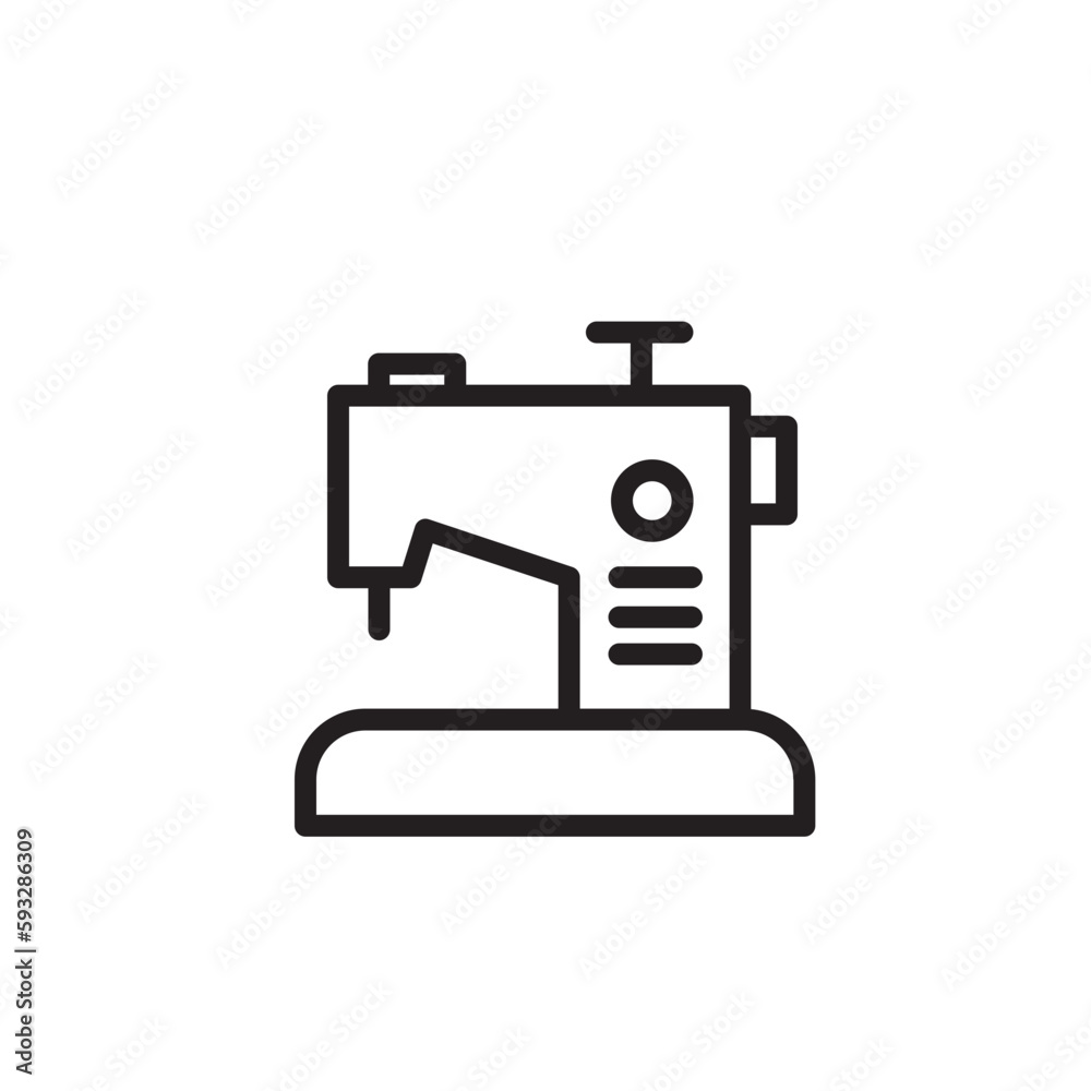 Clothing Home Machine Outline Icon Clothing Home Machine Outline Icon
