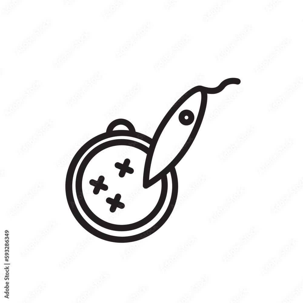 Craft Fabric Sewing Outline Icon Craft Fabric Sewing Outline Icon