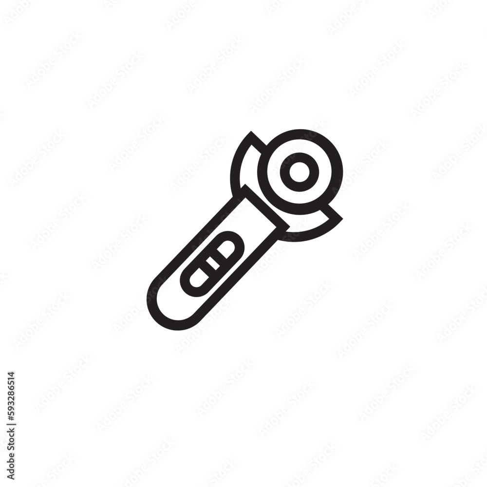 Craft Cutter Rotary Outline Icon Craft Cutter Rotary Outline Icon