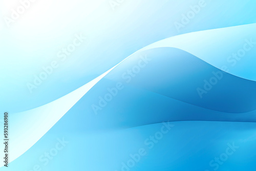 Abstract Blue Technology Background. AI technology generated image