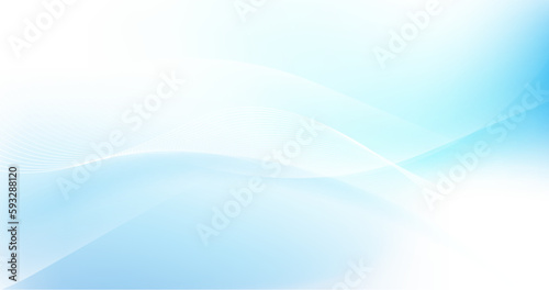 Abstract blue digital dynamic wave background. Futuristic hi-technology concept. Business banners, flyers, and presentations. Vector illustration