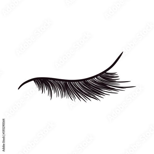 Black Sexy Lash Drawing